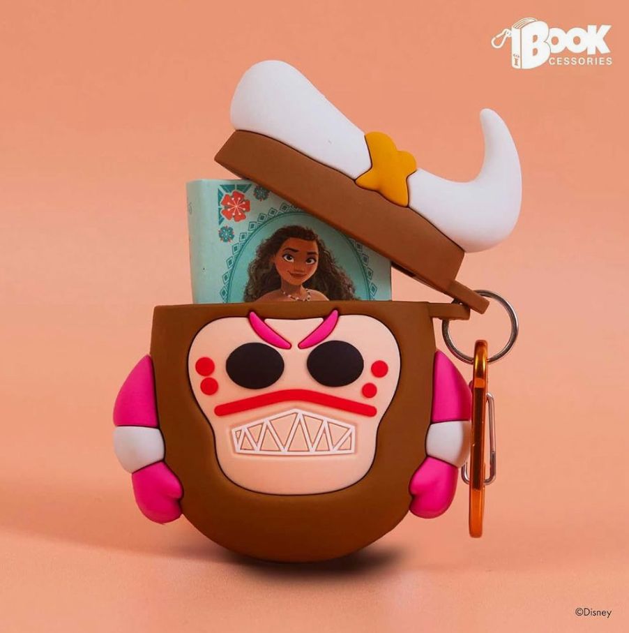 Protector | estuche + mini libro | Moana | Llavero - Inglés | Disney