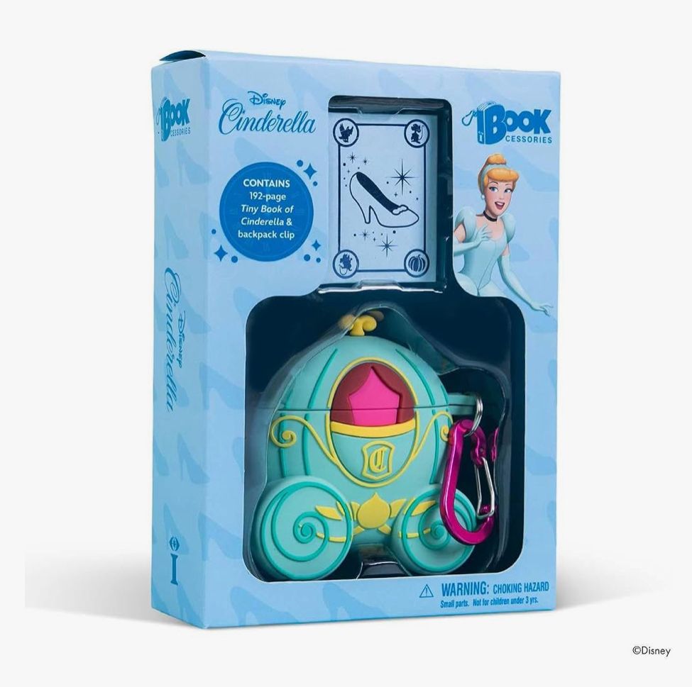 Protector | estuche + mini libro | Cenicienta | Llavero - Inglés | Disney