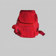 Mochila roja de nylon con broche magnetico | Kipling