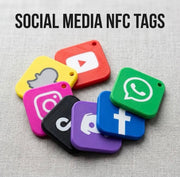 llaveros redes sociales | nfc | mateo3d