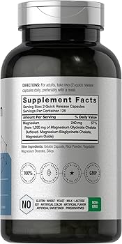 glicinato de magnesio | 1330 mg | Hoorbäach