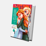Libro de colorear Les grands classiques | Elsa y Ana | Francia