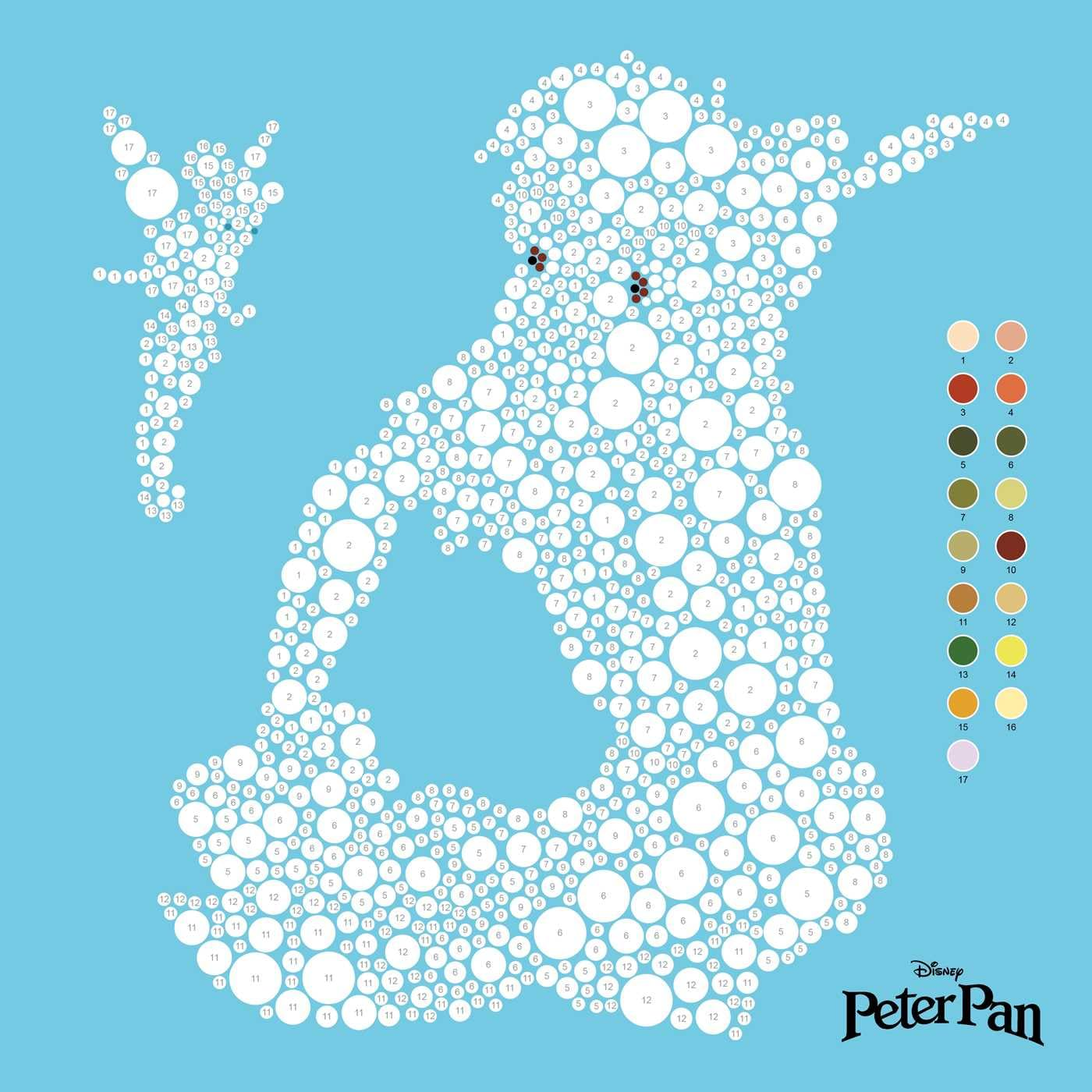 Libro de Colorear con Puntos Disney Clásicos