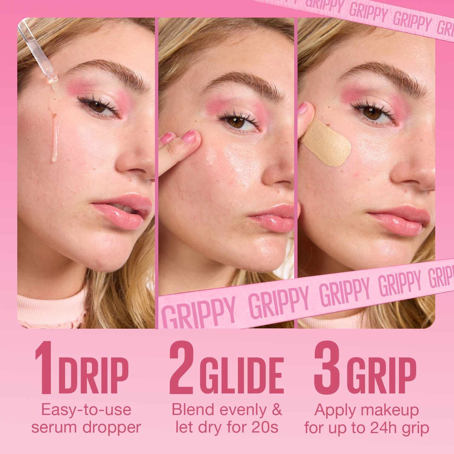 Primer Facial Hidratante Grippy Serum con Niacinamida 2% | Maybelline