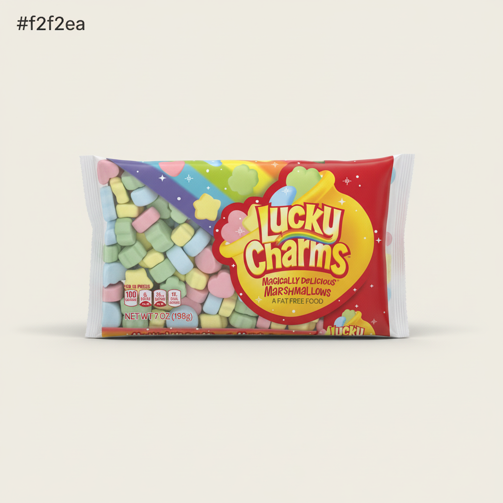 Marshmallows Lucky Charms Mini Colores | Jet-Puffed