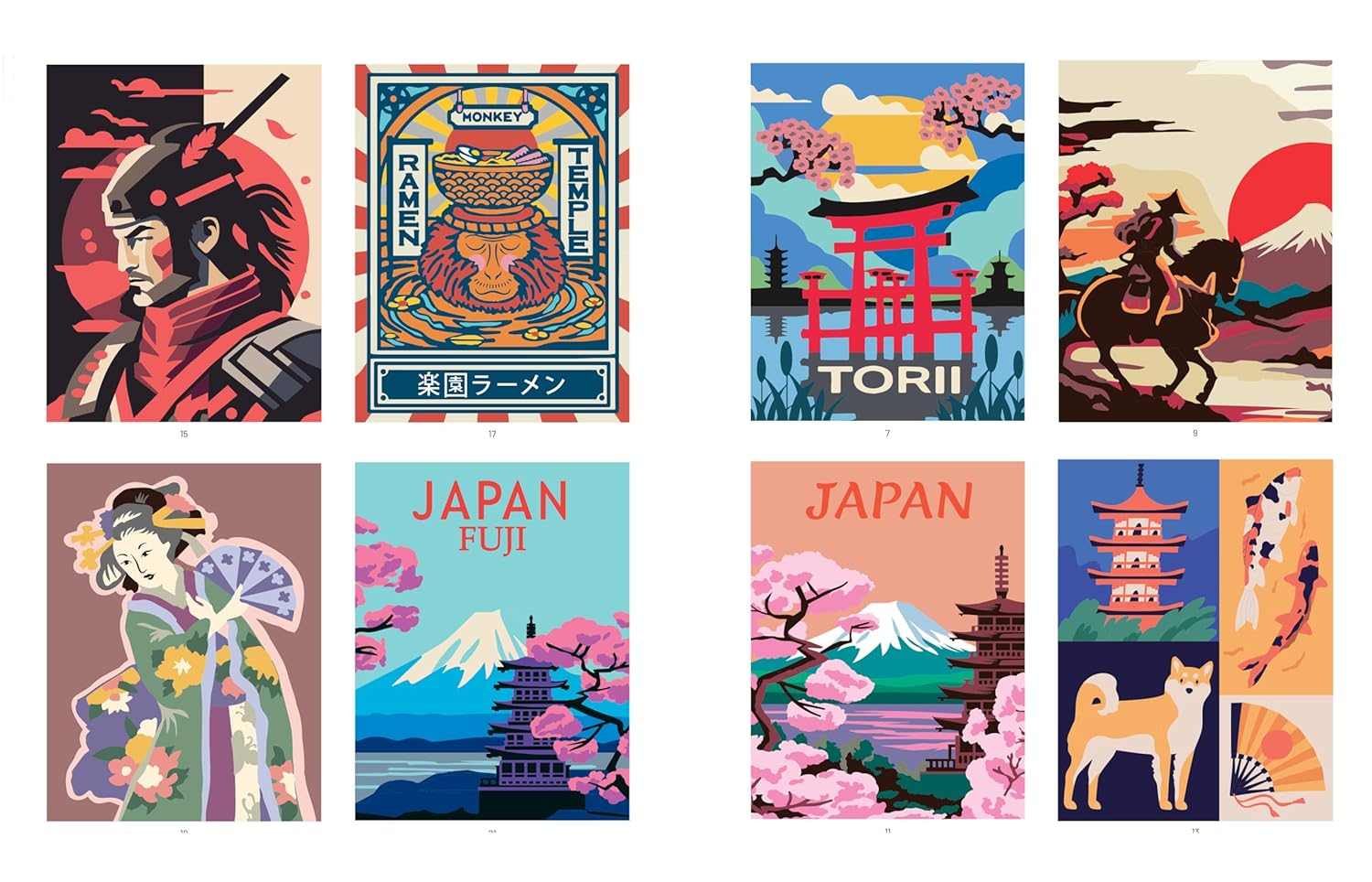 Libro de colorear Maravilloso Japón | Mystery | Francia