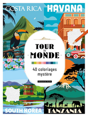 Libro de colorear Vuelta al Mundo| Mystery | Francia