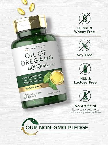Suplemento Aceite de Oregano 400 mg 150 Capsulas | Carlyle
