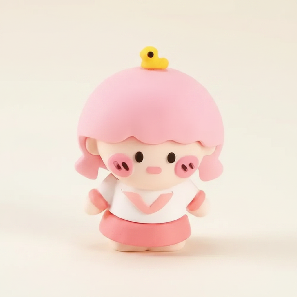 Sacapuntas Muñeca estilo Kawai