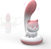 Vibrador Diseño Gatito Recargable con Luz LED | Sexy