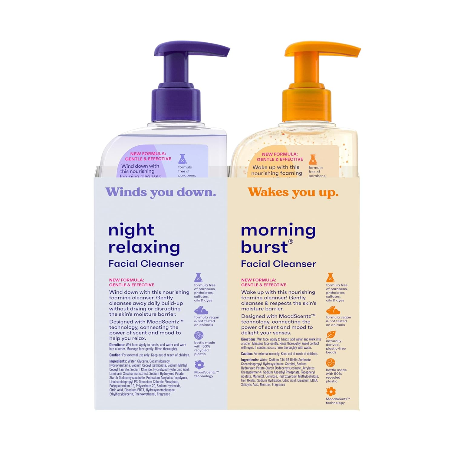 Dúo Limpiador Facial Día y Noche Sin Aceite 16 oz | Clean & Clear