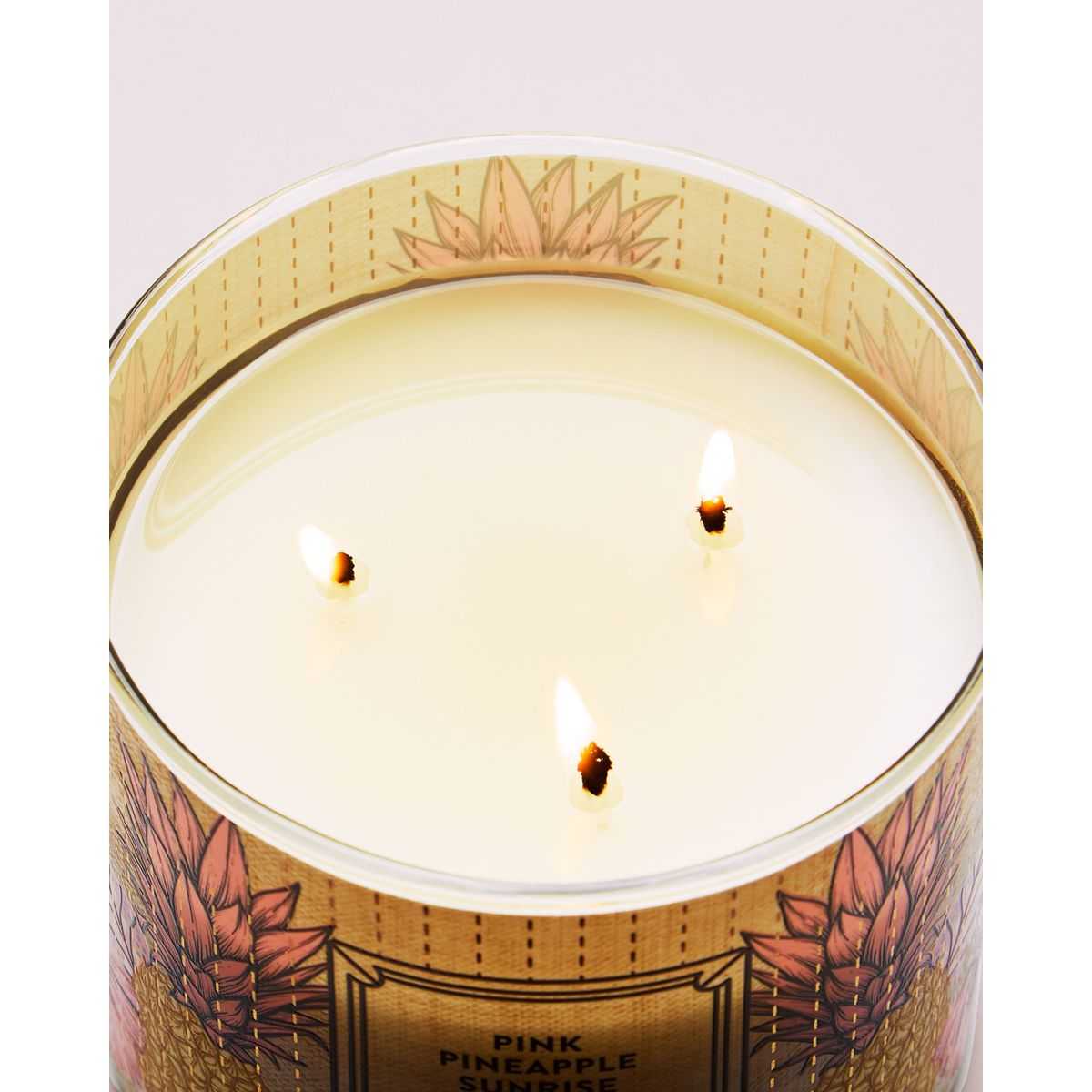 Pink Pineapple Sunrise | Vela 3 Mechas | Bath and Body Works