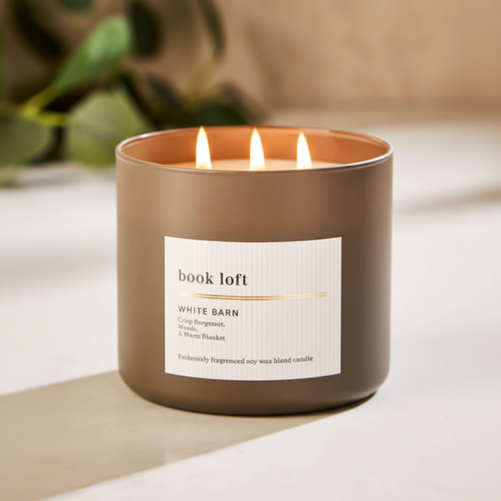 Book Loft | Vela 3 Mechas | Bath and Body Works