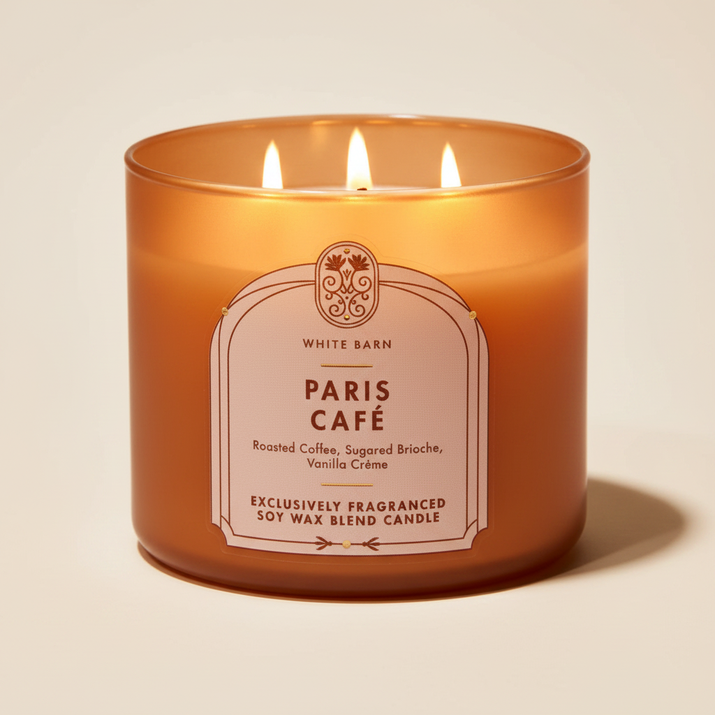 Paris Café | Vela 3 Mechas | Bath and Body Works