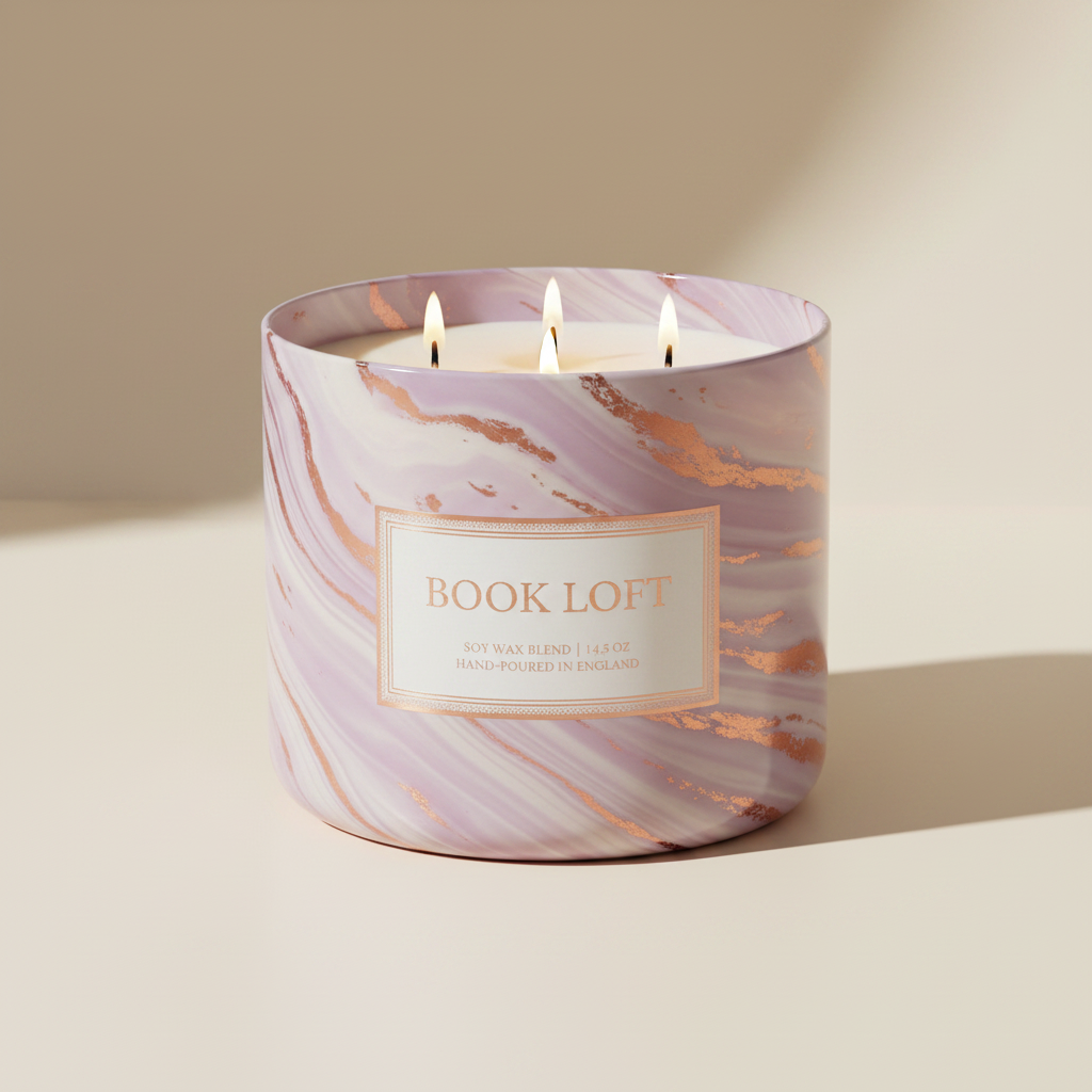 Book Loft 2 | Vela 3 Mechas | Bath and Body Works