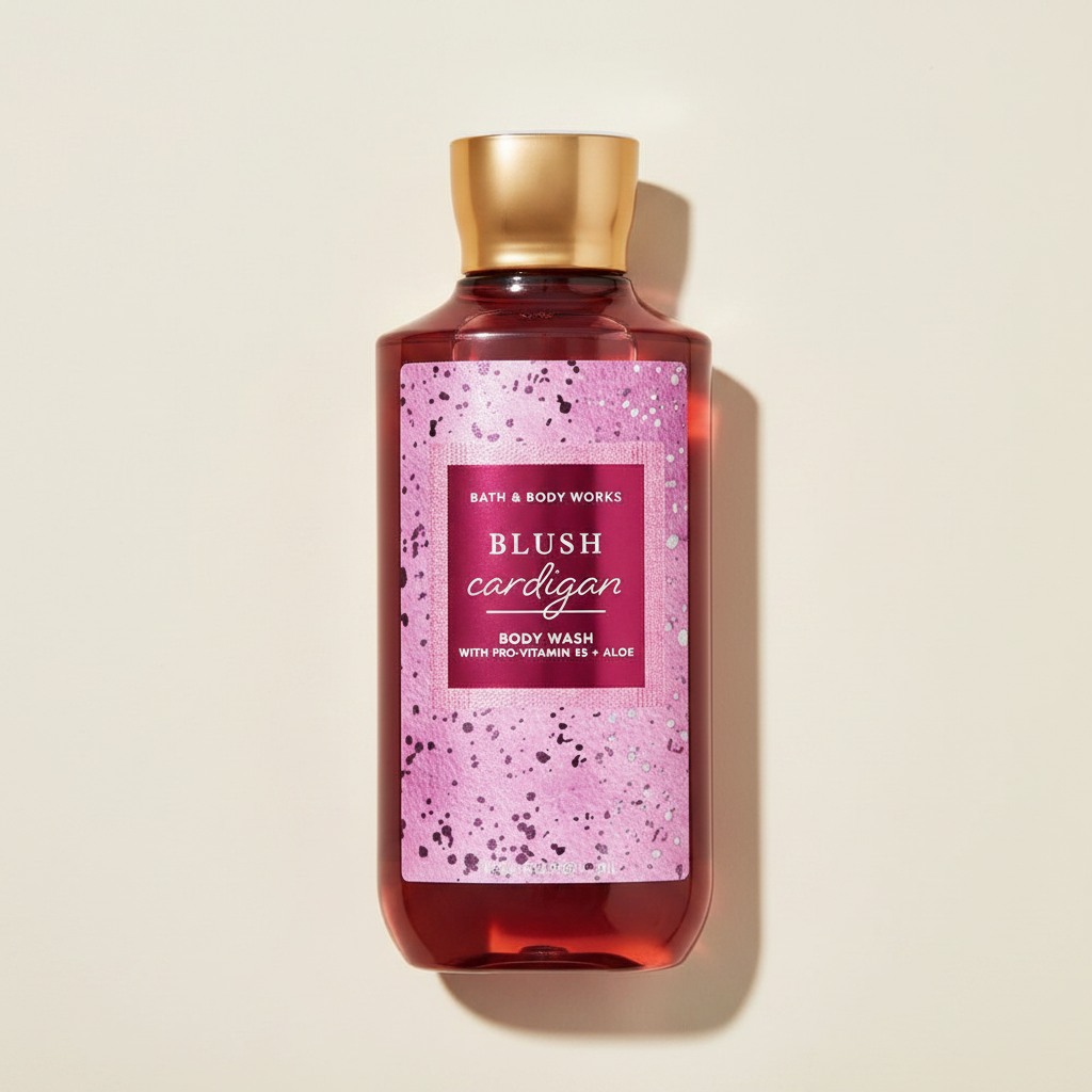 Blush Cardigan | Body Wash | Bath and Body Works