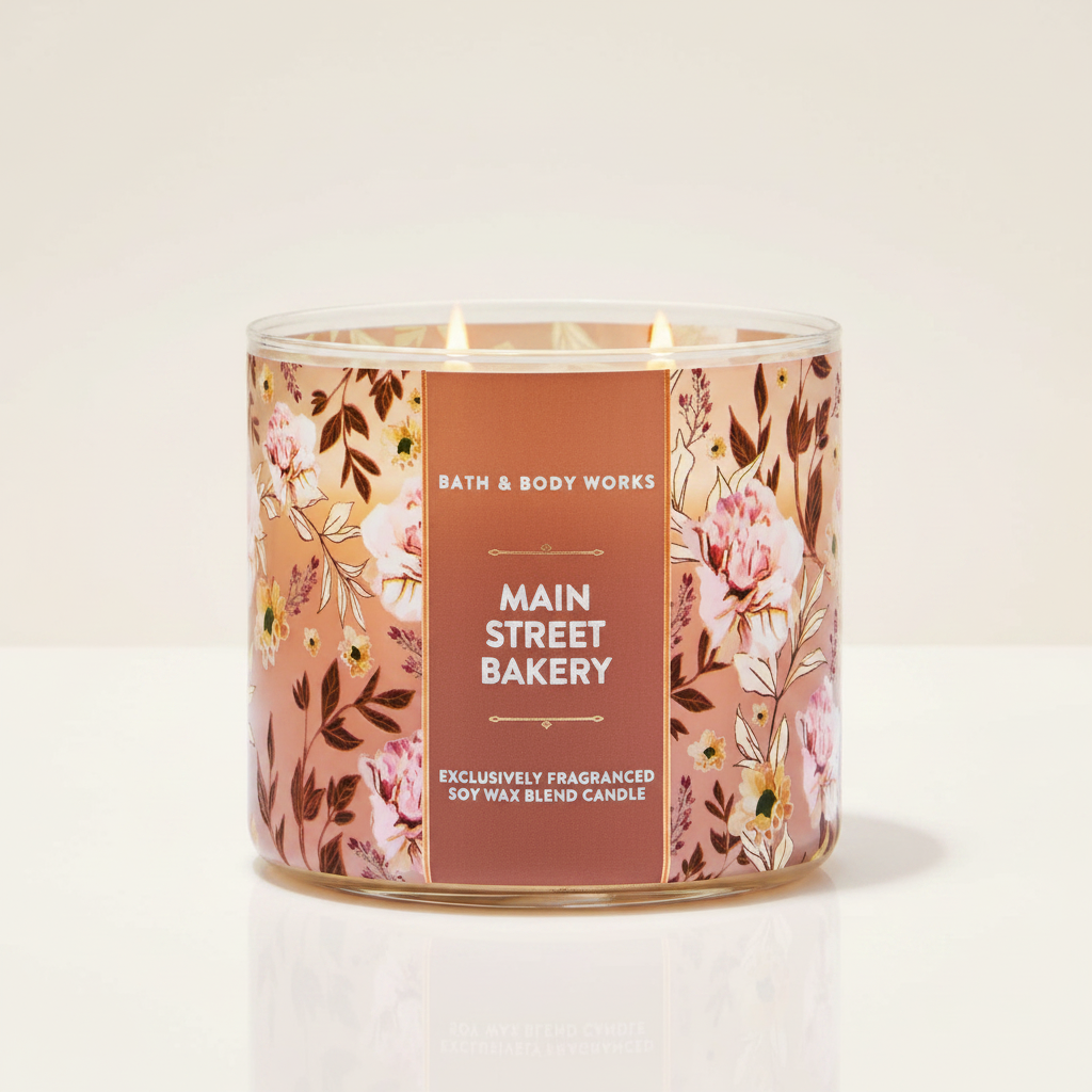 Main Street Bakery | Vela 3 Mechas | Bath and Body Works