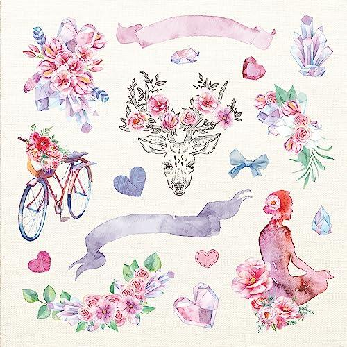 Libro de Stickers Boho Dreams | Estilo Bohemio y Espíritu Libre