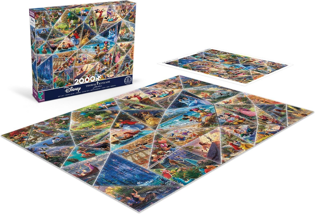 Rompecabezas Collage Disney | Thomas Kinkade | 2000 Piezas