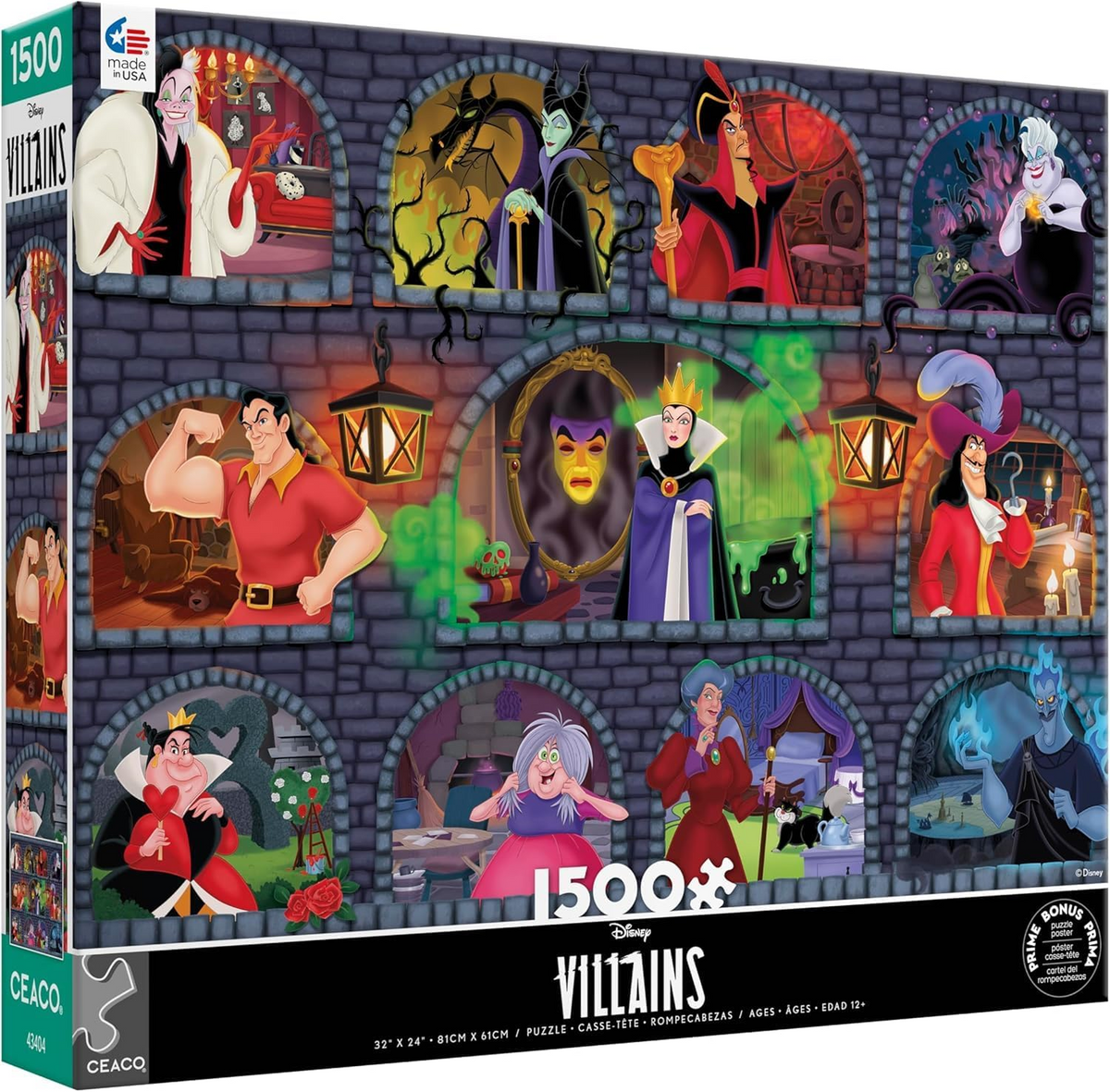 Rompecabezas Disney Villains | 1500 Piezas