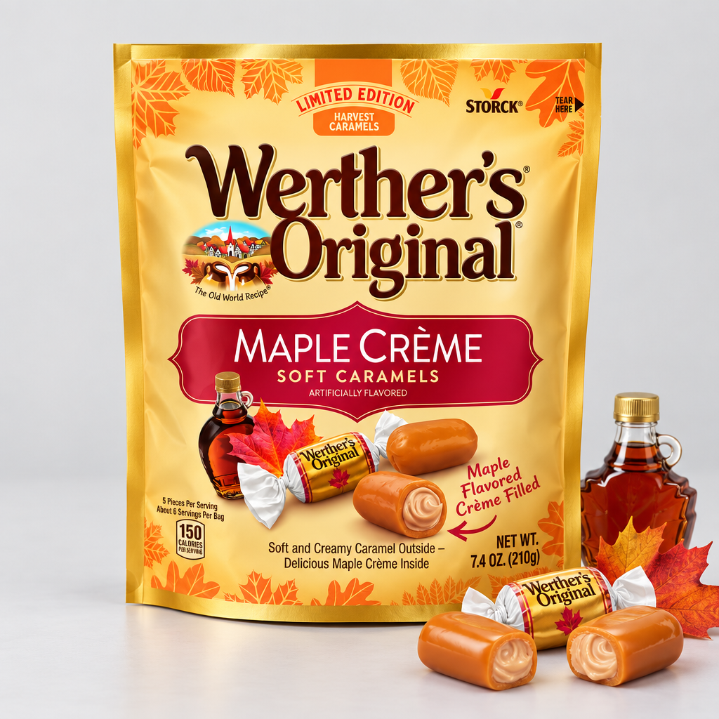 Caramelos Suaves de Maple | Edición Halloween | 210 g | Werther's