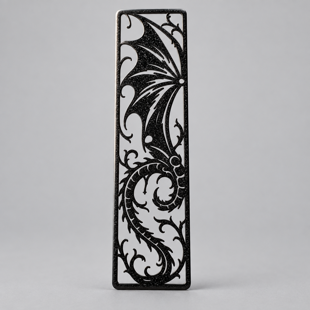 Separador Dragón Alado en Relieve