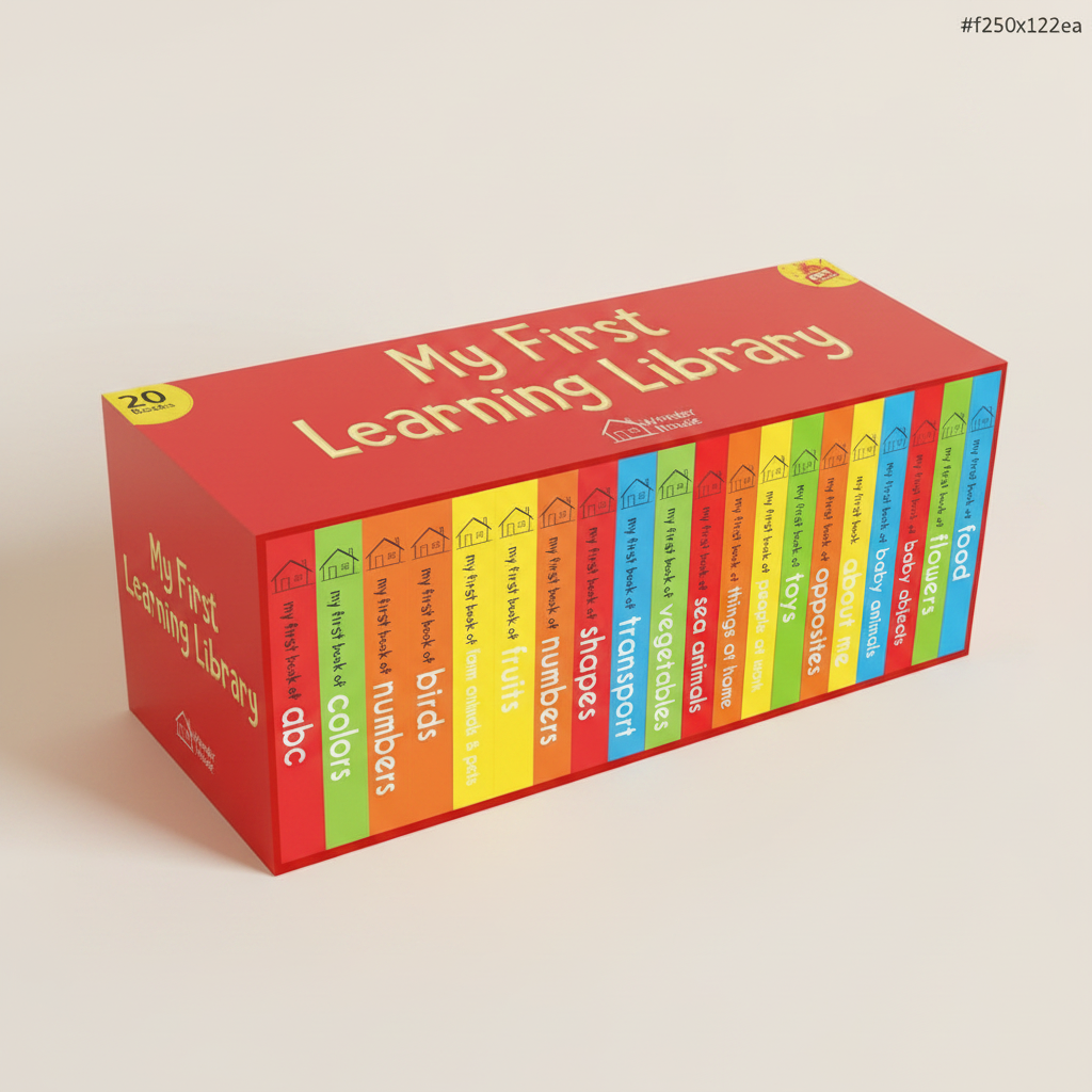 My first learning library | 20 libros en inglés