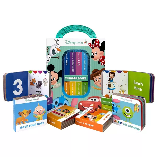 Disney Baby Book Block | Ingles | 12 Libros