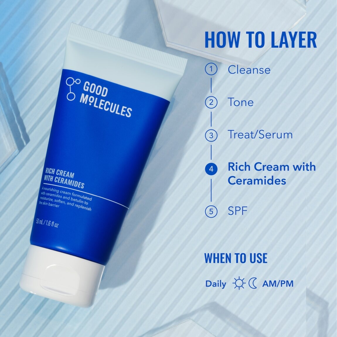 Crema Facial Nutritiva con Ceramidas | Good Molecules