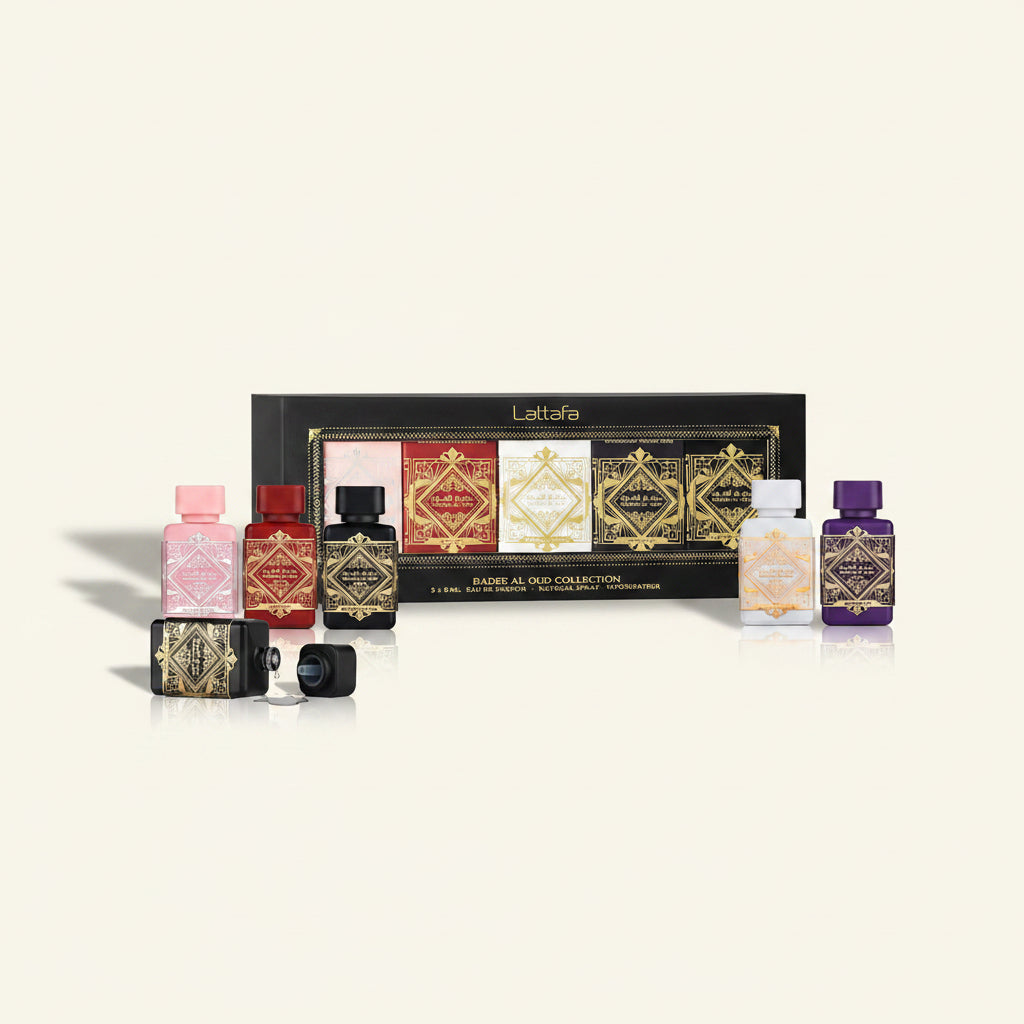 Set de Perfumes Bade'e Al Oud Collection 5 × 5 ml | Lattafa