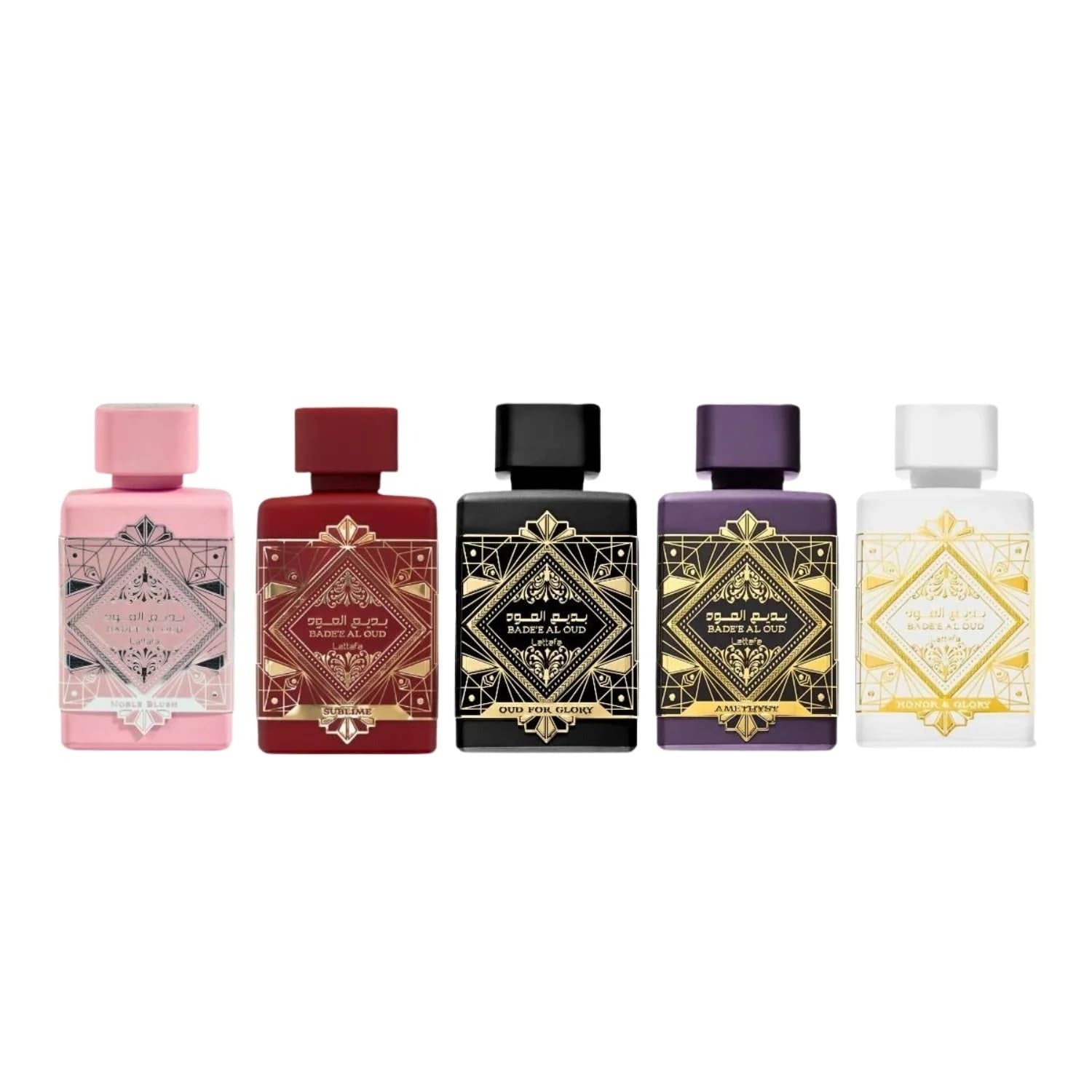 Set de Perfumes Bade'e Al Oud Collection 5 × 5 ml | Lattafa
