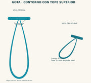Separdor en forma de gota | Mateo3d