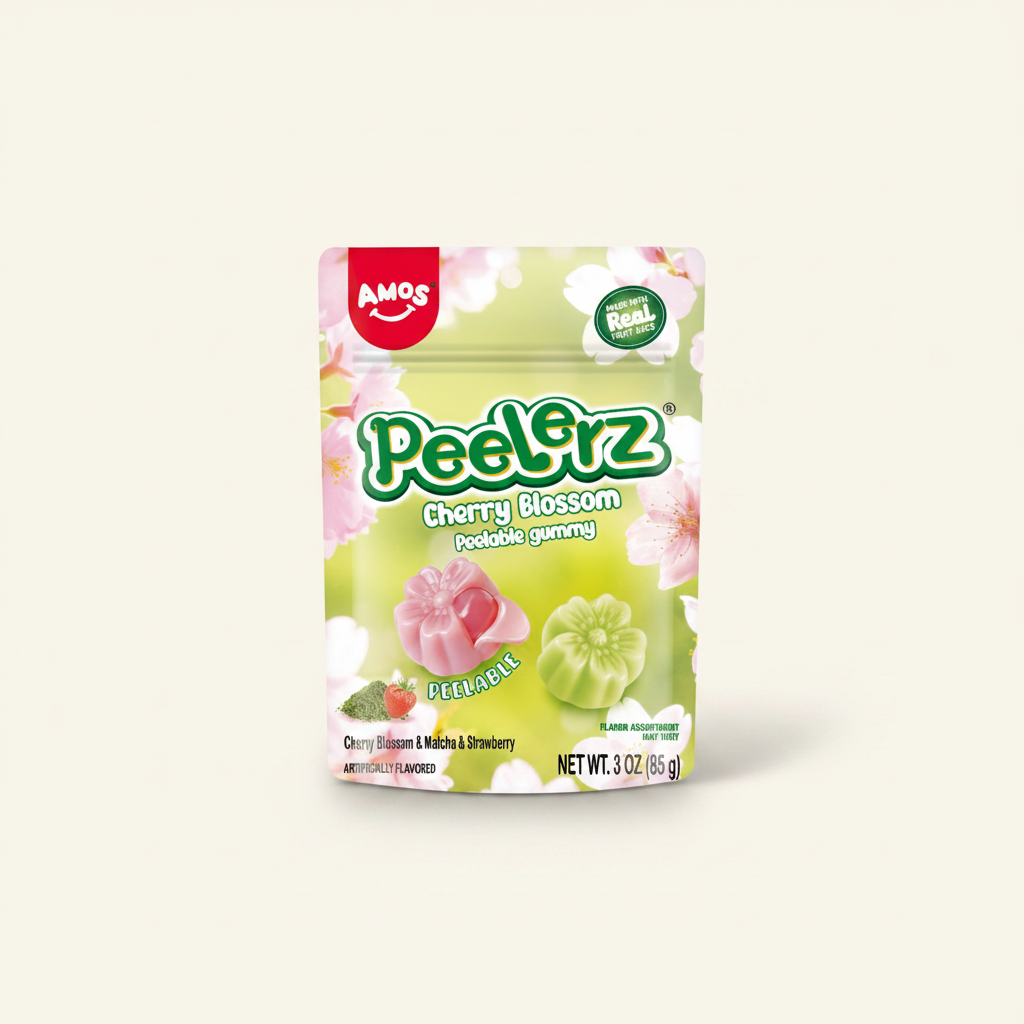 Peelerz - Gomitas Pelables - Sabor Flor De Cerezo | 3 oz