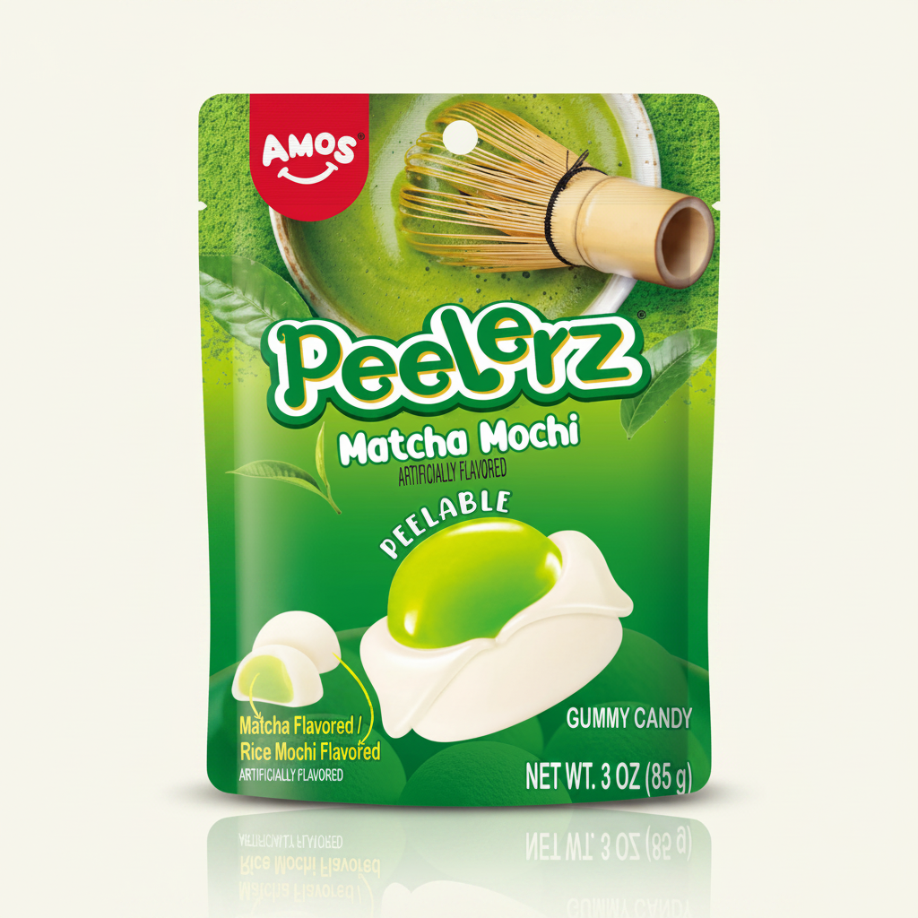 Peelerz - Gomitas Pelables - Sabor Matcha | 3 oz