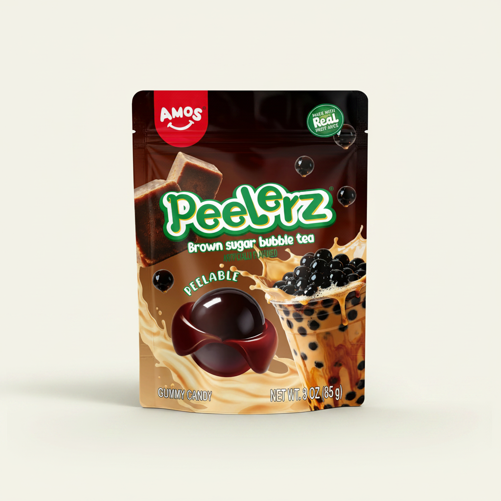 Peelerz - Gomitas Pelables - Sabor Te Boba | 3 oz
