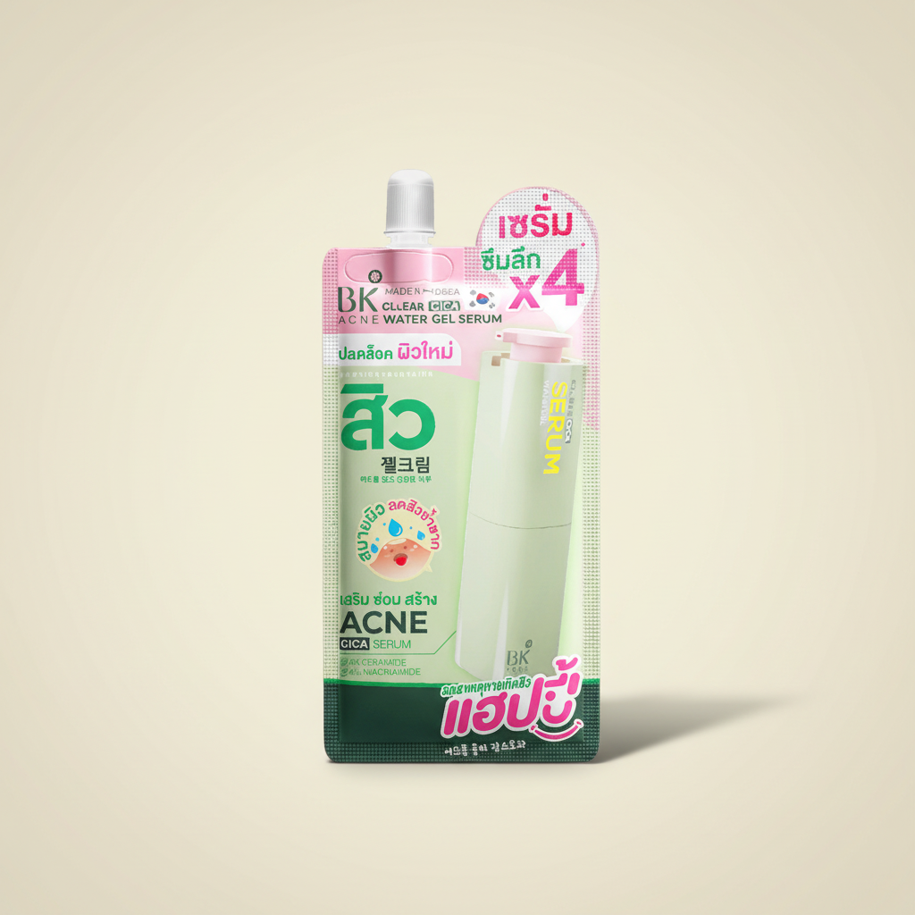 Serum Gel Concentrado Antiacné con Cica 8 g | BK Acne