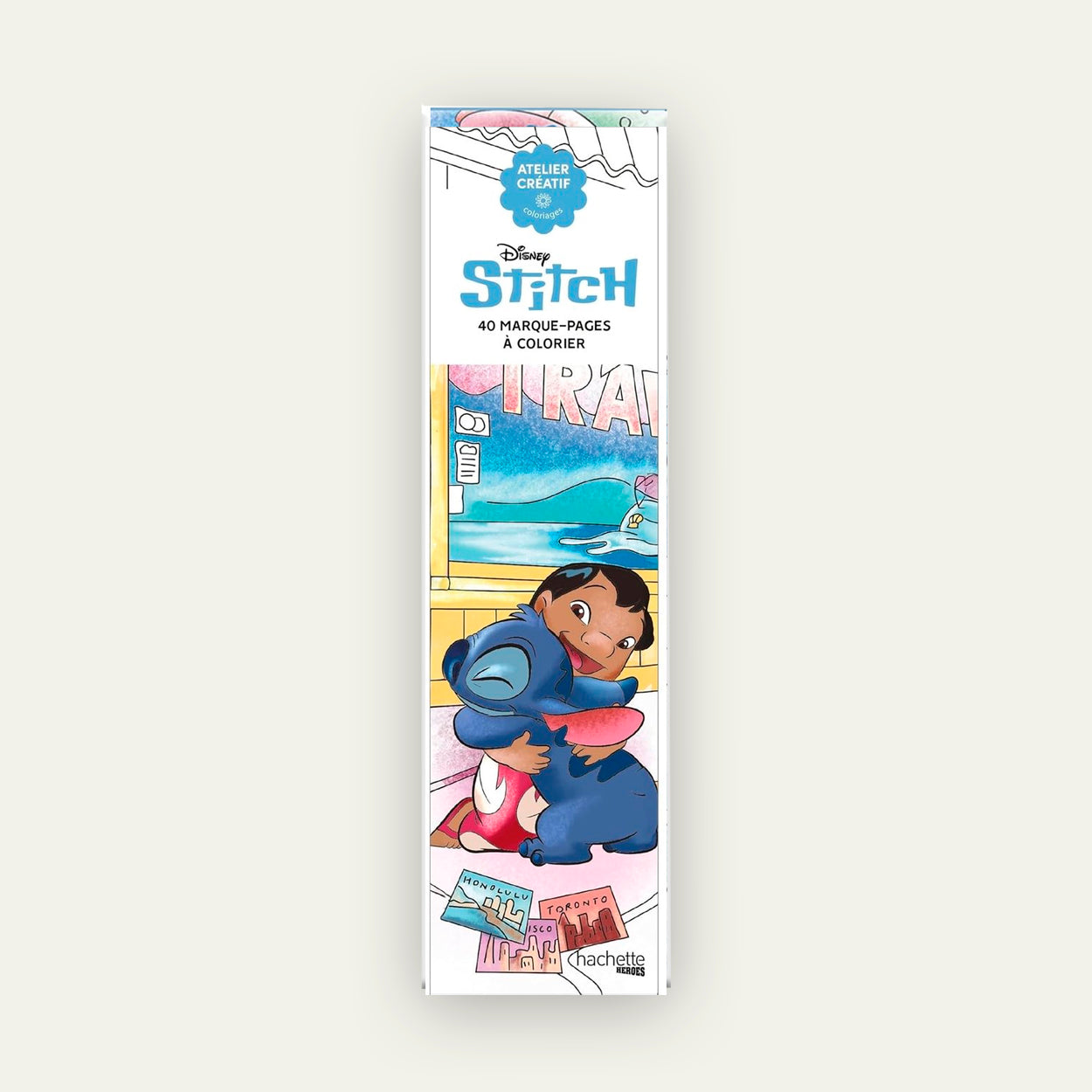 Separadores para Colorear Stitch | Hachette Heroes | Francia